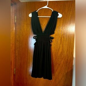Express size xs side cut out dress